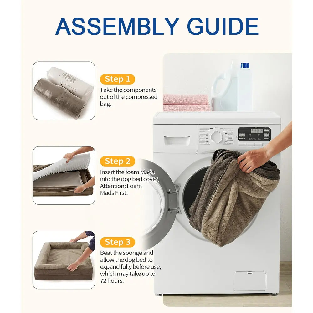 Wagging Way Orthopedic Comfort Dog Bed Wagging Way