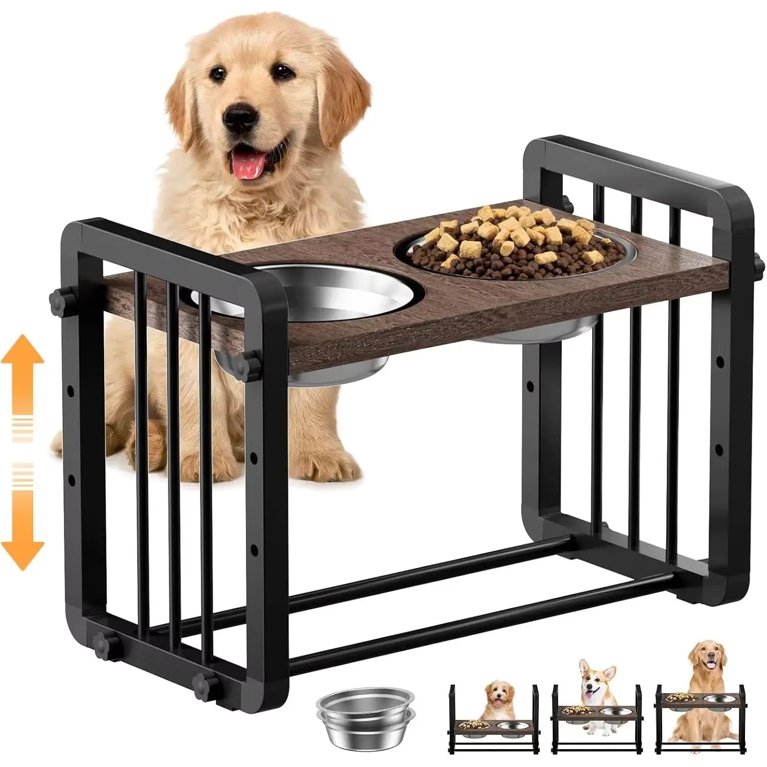 Elevated Dog Bowl Stand Wagging Way