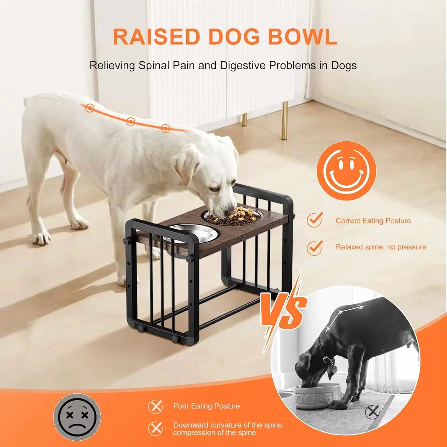 Elevated Dog Bowl Stand Wagging Way