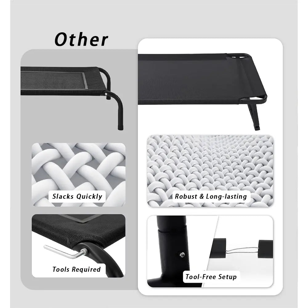 Elevated Cooling Dog Bed Wagging Way