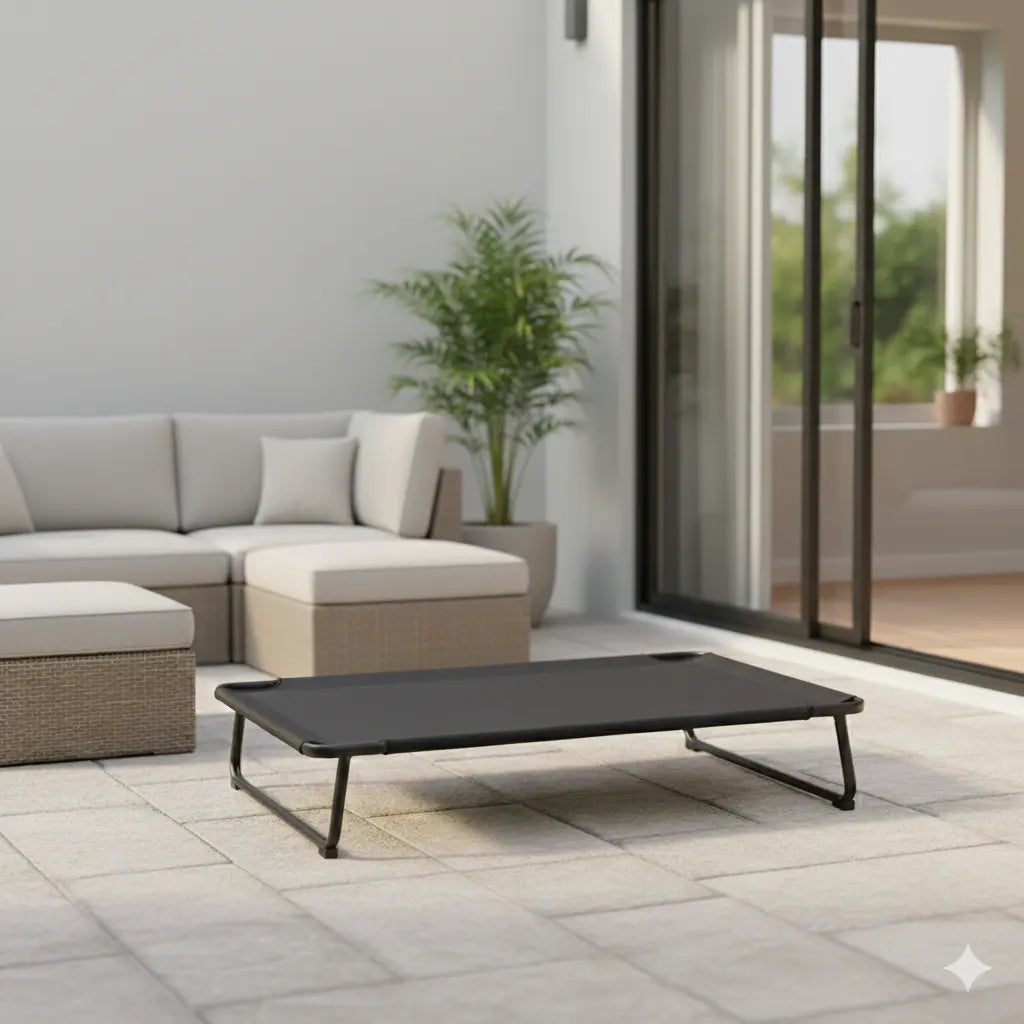 Elevated Cooling Dog Bed Wagging Way