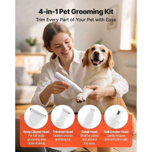 4-in-1 Dog Clippers Kit Wagging Way