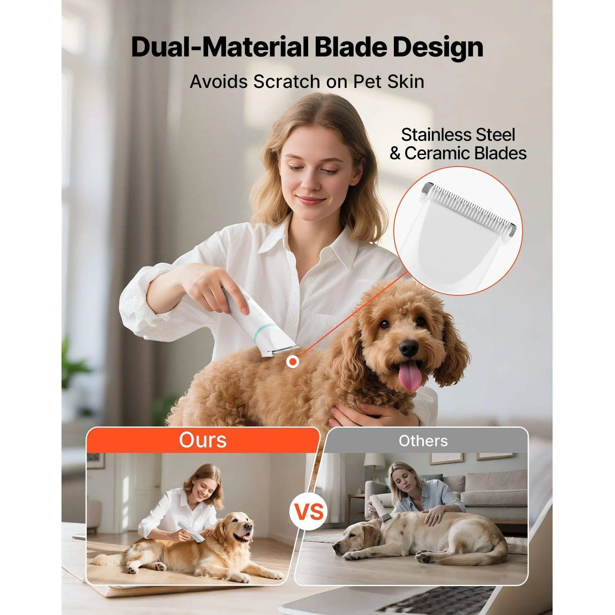 4-in-1 Dog Clippers Kit Wagging Way