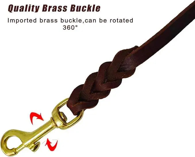 Genuine Leather Leash - Wagging Way