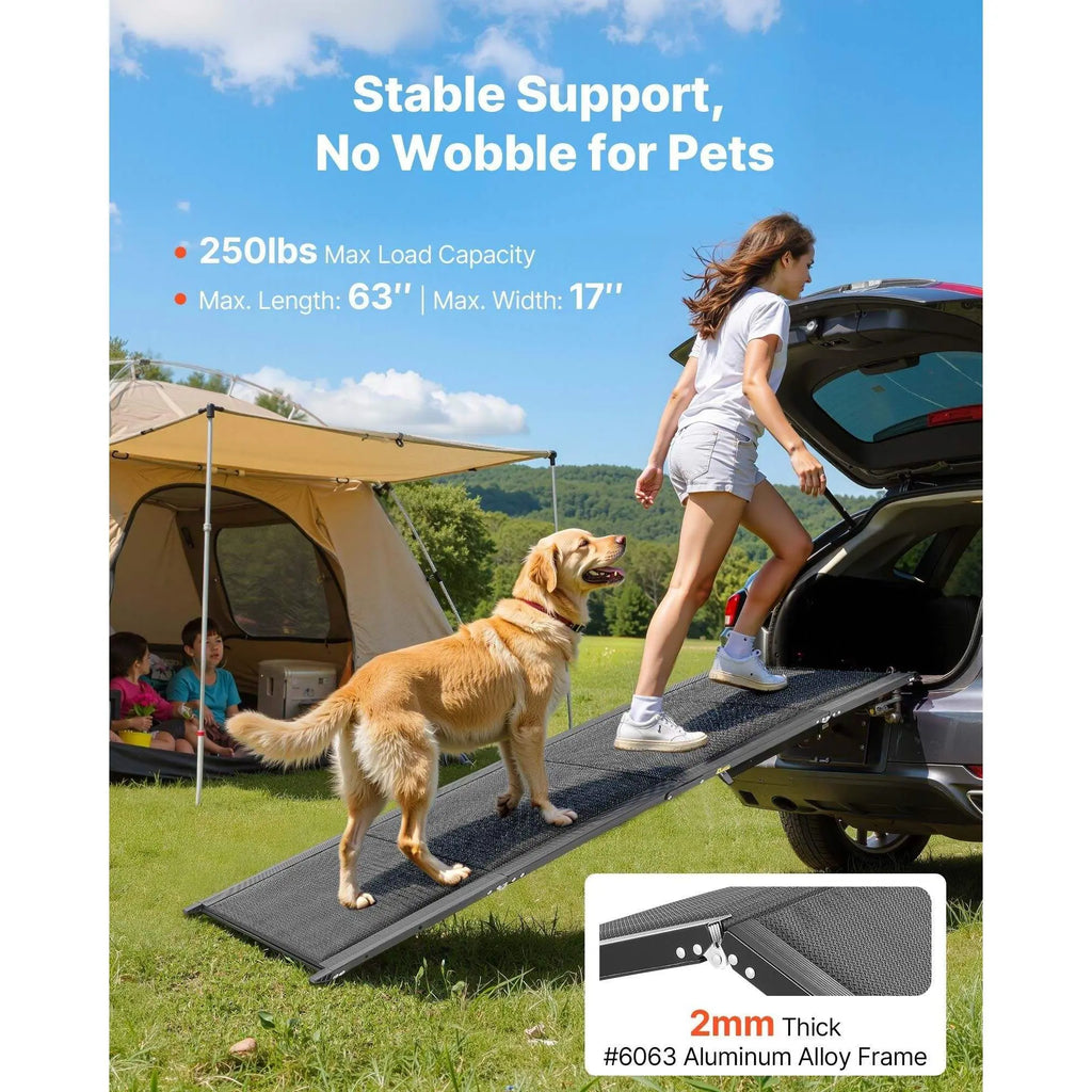 Portable Dog Stairs for Outdoors - Wagging Way